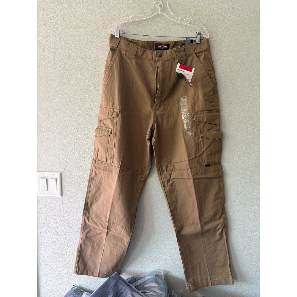 TRU-SPEC 24-7 Series Original Tactical Cargo Mens Pants Khaki 34X32 1072005